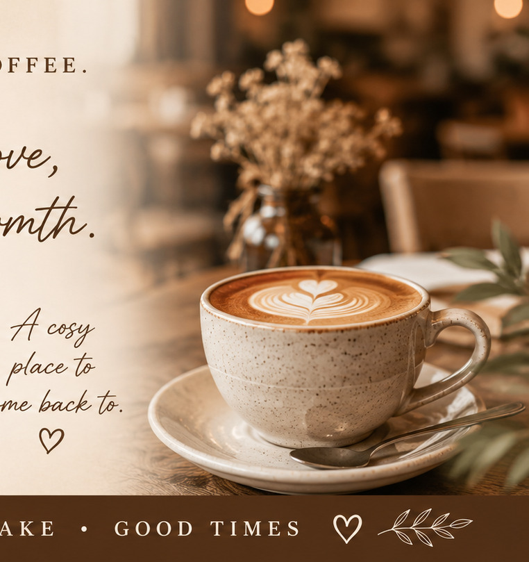 Hot drinks at Cosy Cafe and Kitchen