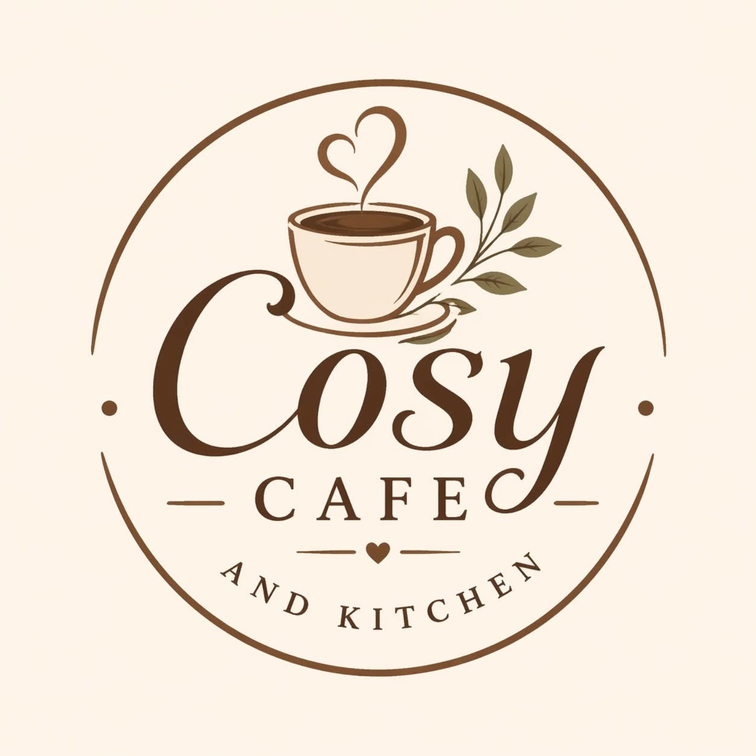 Cosy Cafe and Kitchen Logo